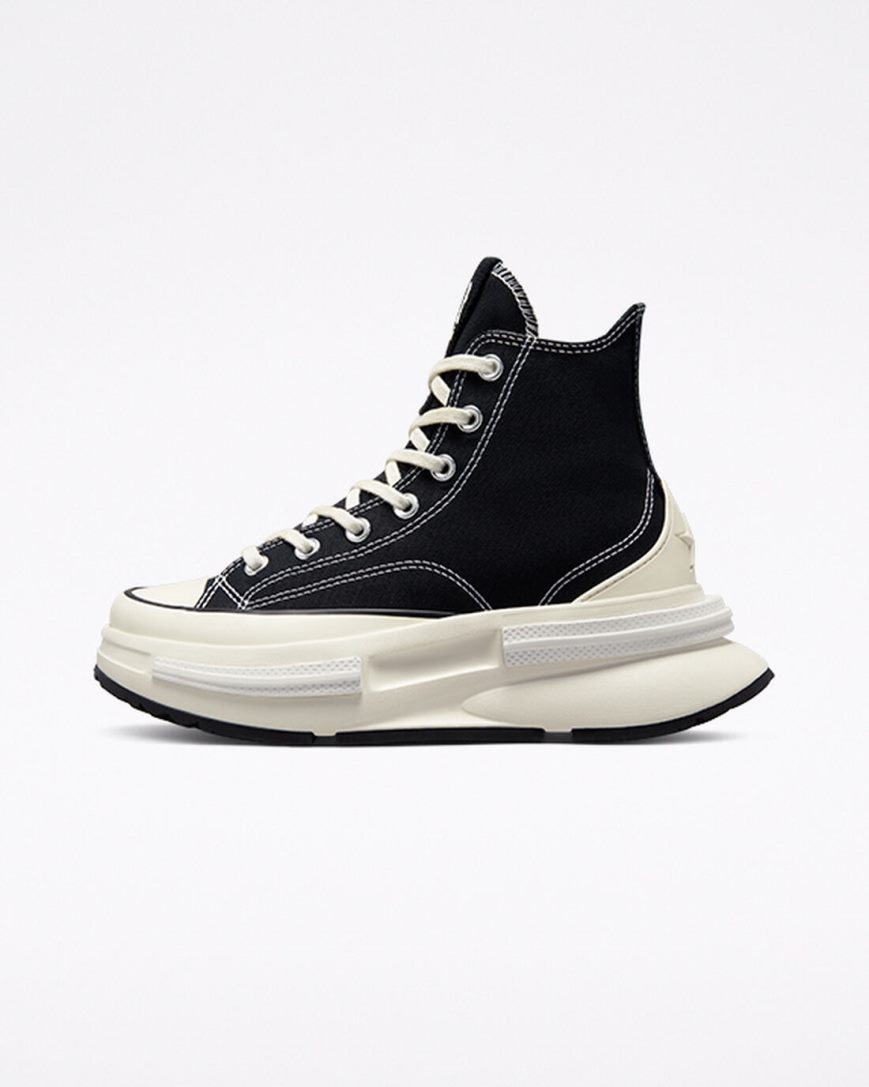 Tenisi Inalti Barbati Converse Run Star Legacy CX Negrii Albi | RO QRLZD241